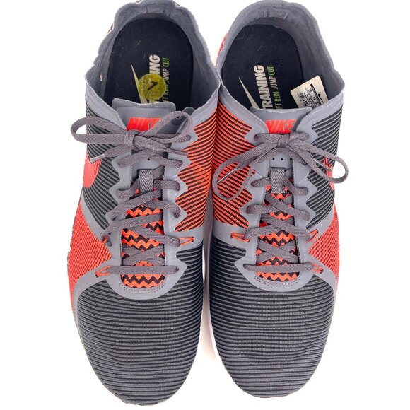 Nike Free Trainer 3.0 Men’s  Gray Red 749361-060 Cross Training Shoes Size 15 - Picture 3 of 15